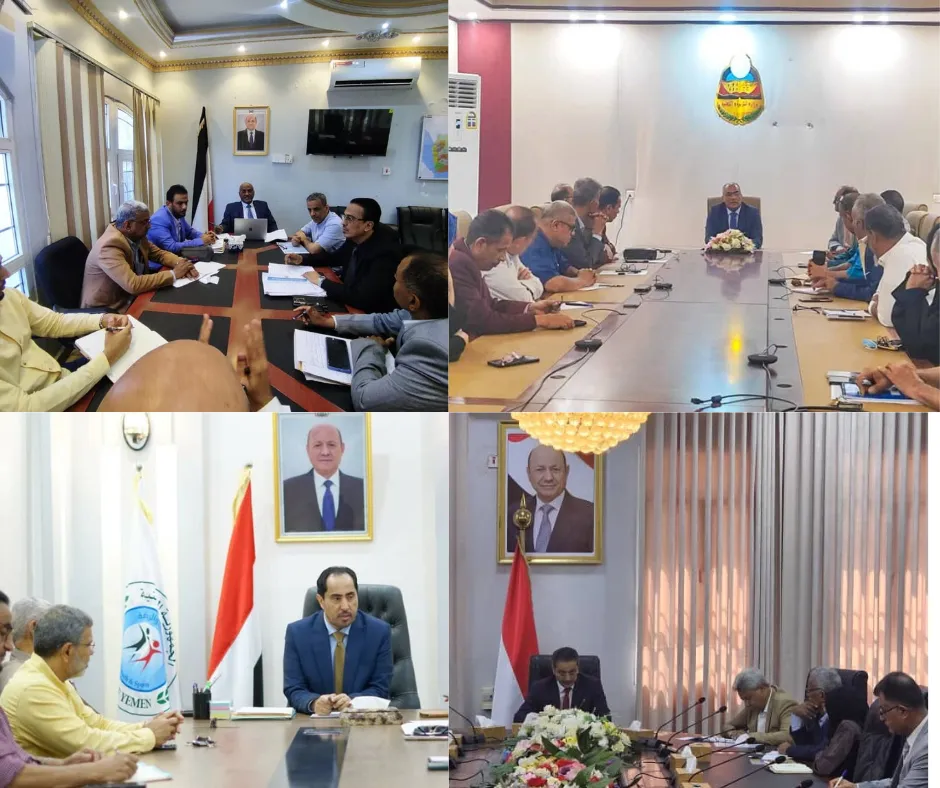 تحركات حكومية مكثفة في عدن لتعزيز الأداء المؤسسي وتحسين الخدمات (تفاصيل)