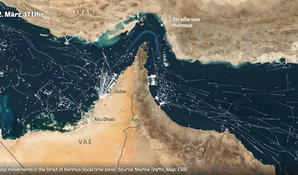 تراجع حاد في حركة الملاحة بمضيق هرمز مع تصاعد الحرب على إيران