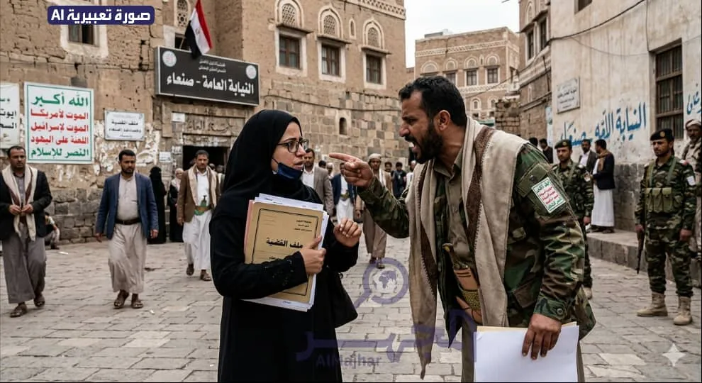 نقابة المحامين تدين تهديد محامية في صنعاء وتطالب بمحاسبة عضو نيابة حوثي